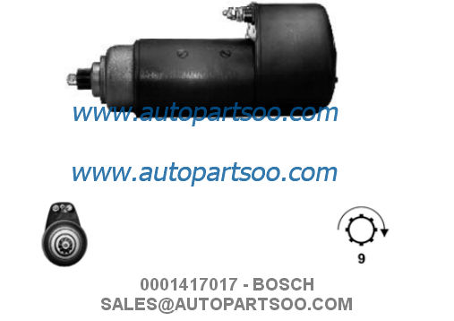 0001416002 0041516001 - BOSCH Starter Motor 24V 6.6KW 12T MOTORES DE ARRANQUE