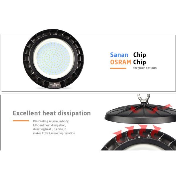 100watt 150watt 200watt Slim LED Linear High Bay Light Warehouse Commercial Industrial