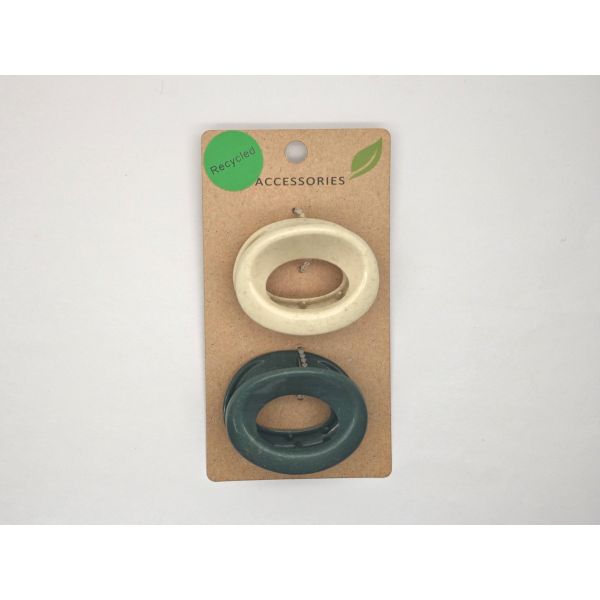 Various Shapes Recycled Plastic Hair Claw Clips Eco Friendly Biodegradable