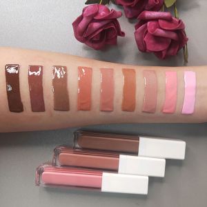 China Logo Pink Nude Clear Lip Gloss Ladies Face Makeup on sale