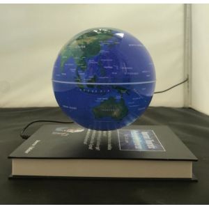 book base magnetic floating leivtate globe 6inch with lighting