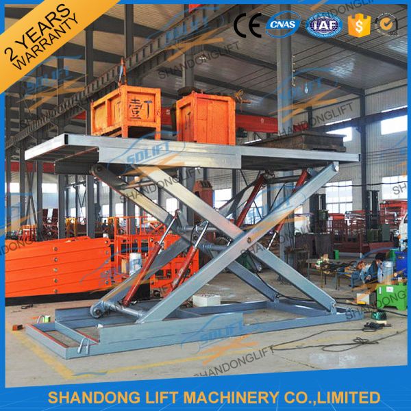 Buy Painting / Galvanizing Surface Treatment Car Scissor Lift 208V / 220V / 380V / 415V / 440V at wholesale prices
