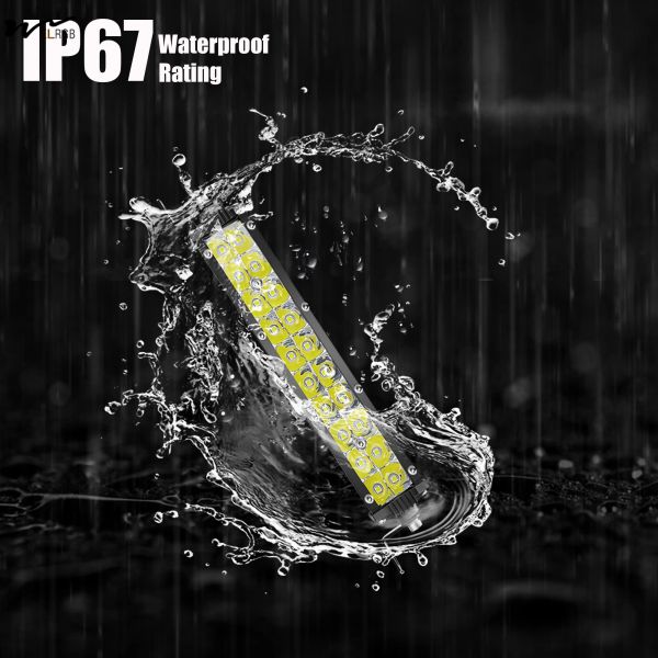 7 Inch Slim LED Light Bar for Truck 60W 6000lm Waterproof Lightbar Working Time hours 50000