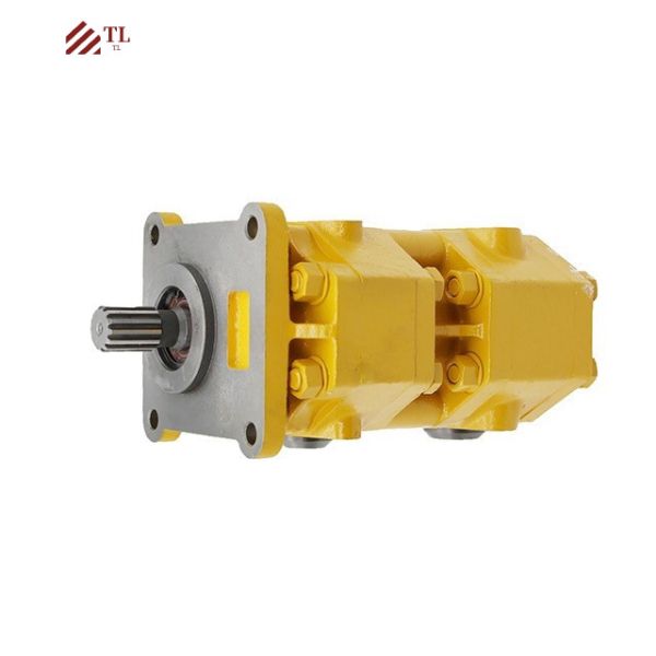 Buy Shantui Bulldozer SD16 Customer Required Duplex Pump 16T-70-10000 with Solenoid Valve at wholesale prices