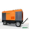 424 Cfm 7 Bar Diesel Portable Air Compressor for Sand Blasting/Mining/Jack