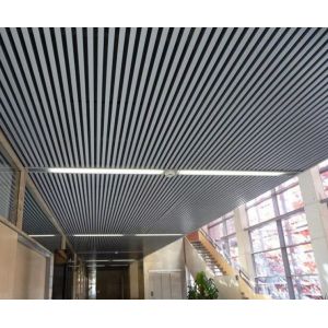 U Strip Aluminum Metal Ceiling 0.8mm