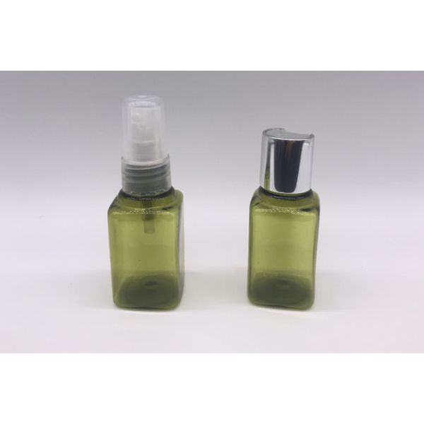 Buy 30ml Square PET Plastic Toner Water Bottle With Cap at wholesale prices