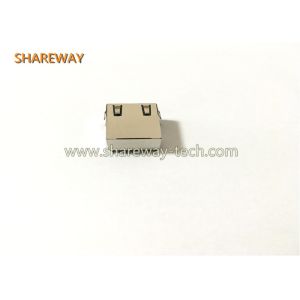 Quality 74990101241 RJ45 LAN Transformer with green-yellow Led High Frequency 350uH at min Inductance for sale