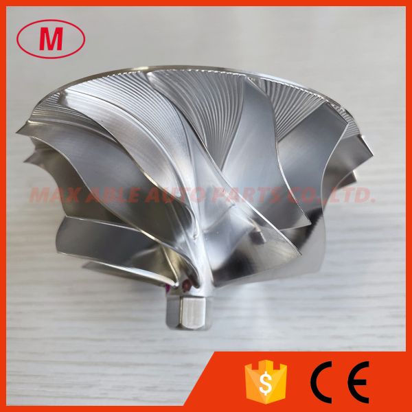 TD05 forward 64.40/82.00mm 7+7 blades LEP style turbocharger milling/aluminum 2618/billet compressor wheel