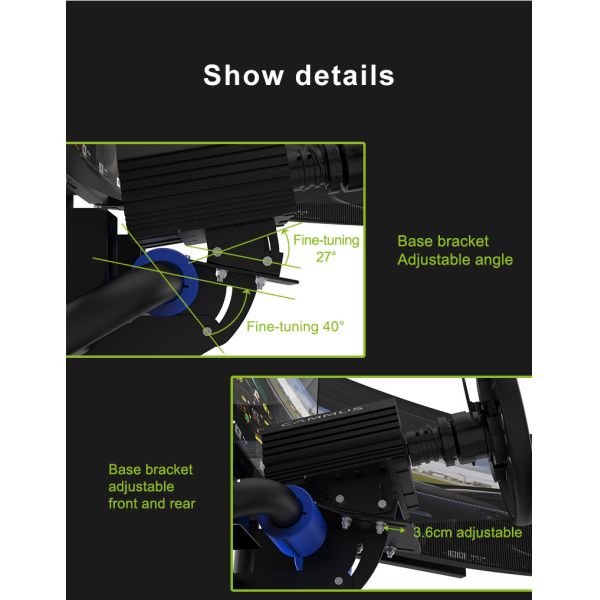 FCC Certified Cammus Aluminum Shifter Direct Drive Sim Racing Simulator