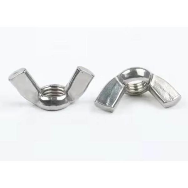 Buy M12 ASTM INOX B8 B8M B8T Edged Square Wing Round Butterfly Wing Nut DIN314 at wholesale prices