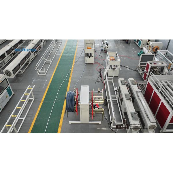 PE / PP Automatic Double Station Pipe Coiler Machine For HDPE Irrigation Pipe Production Line 20-63mm