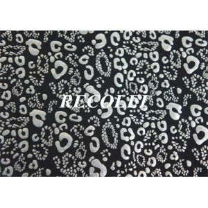 China Silver Leopard Lycra Spandex Gym Leggings Repreve Fiber Weft Knitted Plain Dye on sale