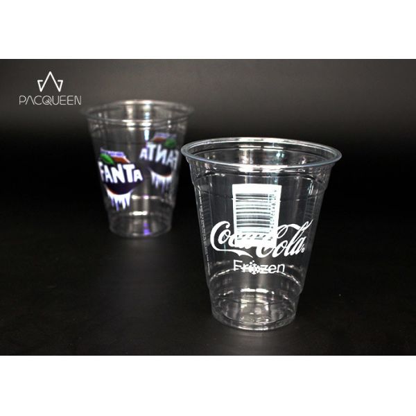 Buy Custom Branding Clear Plastic Cups , Pet Plastic Cups Eco Friendly at wholesale prices