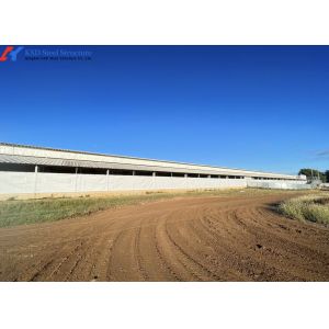 Quality Modern Piggery House Steel Structure Metal Cattle Shed Customized Dimension for sale