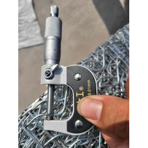 Anti Corrosion Six Lines Pipeline Galvanized Steel Mesh 140m 280m For Oil And