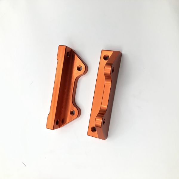 Aluminum 6061-T6 Brake Caliper Bracket 65mm Bolts Oxidation Color