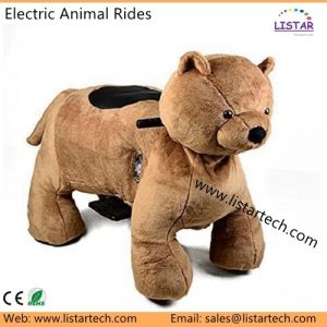 Children Adult Riding Electric Animals at Mall, Walking Scooter Animals, 4 Wheels Rides