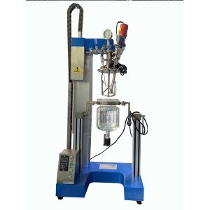 Single Phase Vacuum Emulsifying Mixer Machine Glass CE certification