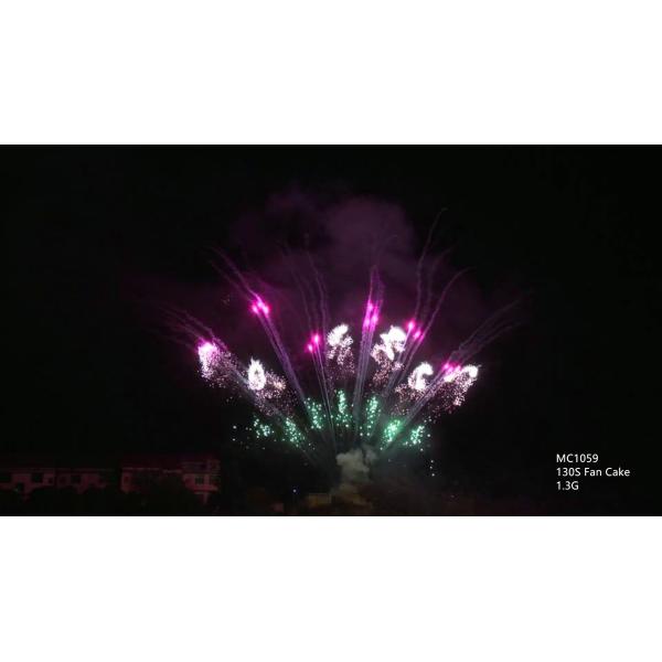 Buy 130 Shots Professional Pyrotechnics Fireworks AFSL Certified at wholesale prices