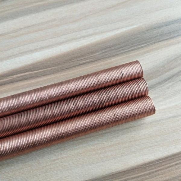 Finned Copper Pipe For Heat Exchanger And Air Cooler