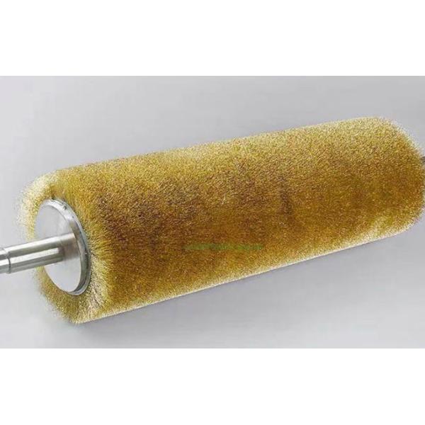 Spiral Industrial Roller Brushes Custom Nylon/PP/Sisal/Steel Wire/Brass Bristle Roller Brush For Cleaning Polish Dusting