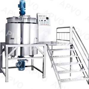 65RPM SUS304 Liquid Detergent Manufacturing Machine 500L Liquid Chemical Mixer