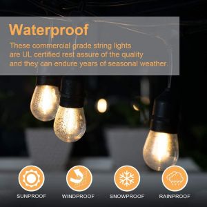 Heavy Duty Waterproof Dimmable Commercial Grade LED String Lights