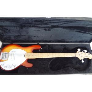 Quality 5 string basss guitar Ernie ball Musicman Sting Ray5 bass Sunburst color Active pickups for sale