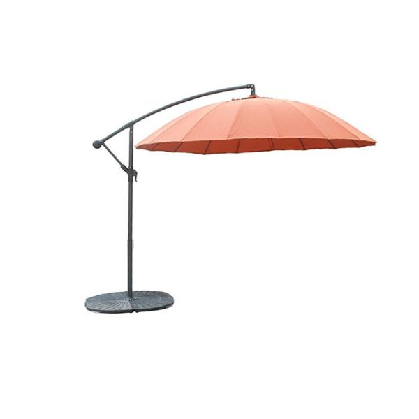 Sun Resistant Garden Banana Parasol Umbrella , Cantilever Banana Parasol