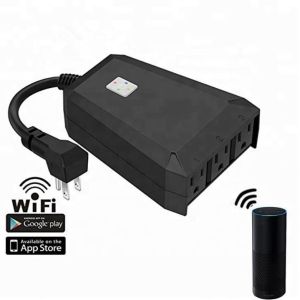 IP44 waterproof wifi remote control smart plug desktop socket, suitable for home