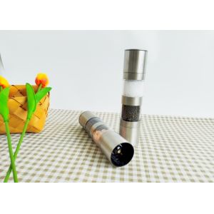 Dual Salt And Pepper Grinder Stainless Steel Pepper Mills