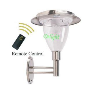 solar led wall mounted lamp outdoor garden wall light with solar solar wall remote control