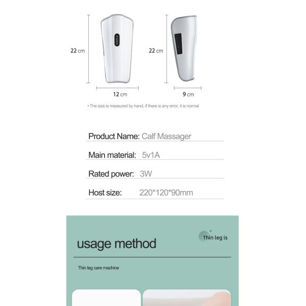 Buy 24 Watts Electric Leg Massager For Circulation Three Modes at wholesale prices