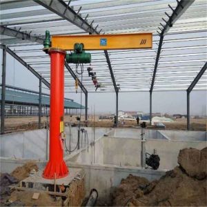 Heavy Duty Floor Mounted Jib Crane 360° Rotation & Load Capacity Up To 5 Ton