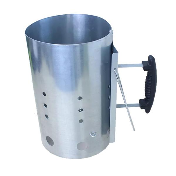 Buy Barbecue Charcoal Chimney Starter Kitchenware Heavy Duty Galvanised Steel at wholesale prices