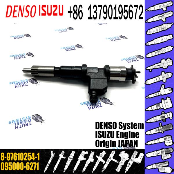 Buy New Diesel fuel common rail injector 095000-6271 095000-6272 8-97610254-1 8-97610254-2 For ISUZU GIGA 6UZ1 at wholesale prices