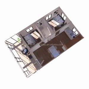 Steel Structure Frame Welded EU Luxury 20FT Combination Flat Packaging Container