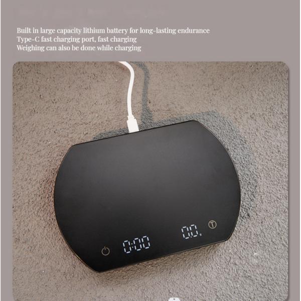 Nutrient-Digital Displayed Kitchen Scale with Bluetooth Connectivity and