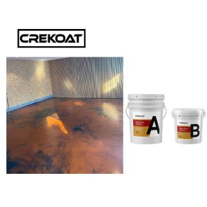 Durable Metallic Epoxy Floor Coating Countertop Waterproof UV Resistant