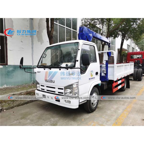 Buy ISUZU Mini Cargo Lorry Mounted 2T 3.2T Telescopic Boom Crane at wholesale prices