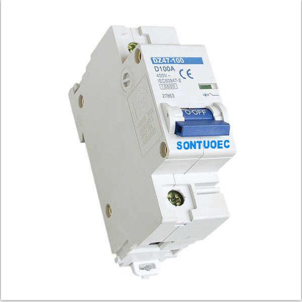 Buy Mcb Din Rail 4P 100A 125A Miniature Circuit Breaker at wholesale prices