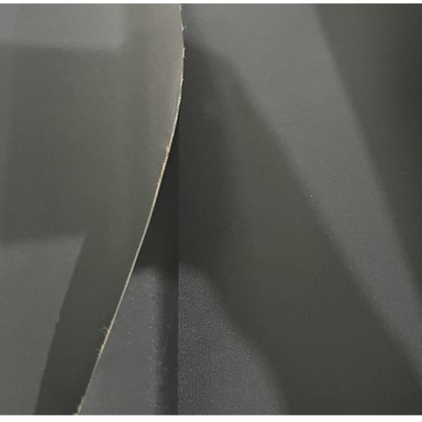 Black Hypalon Coated Nylon Fabric 500D Matte CSM Hypalon Tarp For Backpack 1.0mm Thick