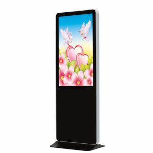 Hotel Lobby Information Display Kiosk , Aluminum Frame Interactive Multimedia