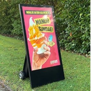 Portable Smart Touch 43inch LCD Digital Poster for HD Integrated Vertical