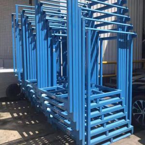 Heavy Duty Warehouse Detachable Metal Steel Stacking Folding Fabric Stillage