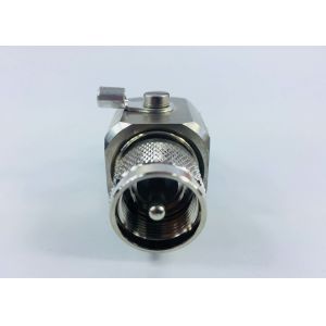 Signal Antenna Lightning Arrester , 500V 10KA N Interface Cable Tv Surge