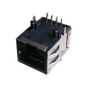 Quality 74990110011 Magnetic RJ45 Jack , MIC24010-5117 Integrated 100Mbps Filter for sale