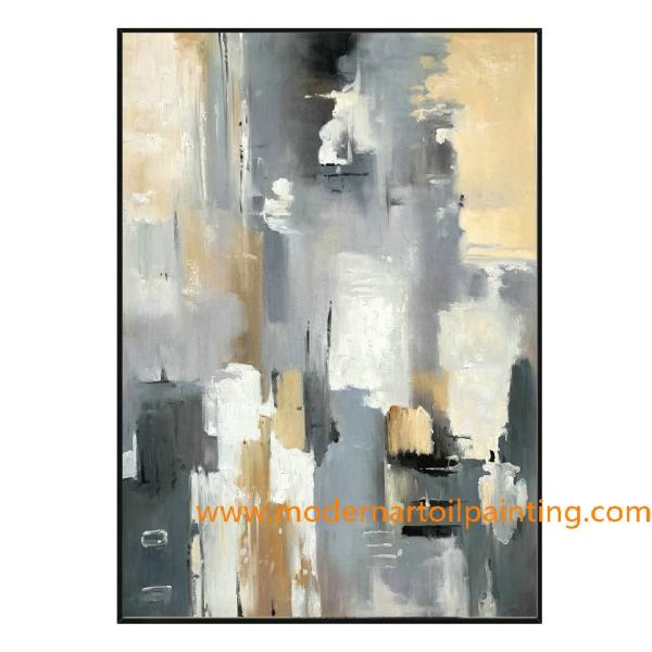 Buy Handmade Abstract Gold Foil Oil Painting on Canvas Luxurious Thick Texture Wall Art for Living Room Decoration at wholesale prices
