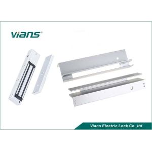 China Full Frameless Door Magnetic Lock Brackets F Shape 90 Degree Door Open Mode on sale